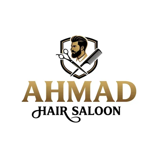 Ahmad Hair Saloon logo