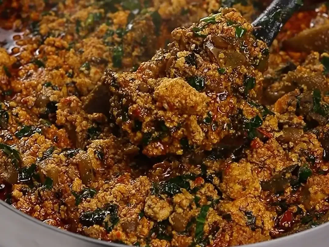 Beef Egusi Soup 